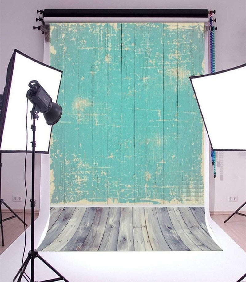 AOFOTO 3x5ft Vintage Wood Wall Backdrops Old Hardwood Floor Photo Shoot Background Nostalgia Photography Studio Props Girl Child Toddler Artistic Portrait Digital Video Drop - Image 4